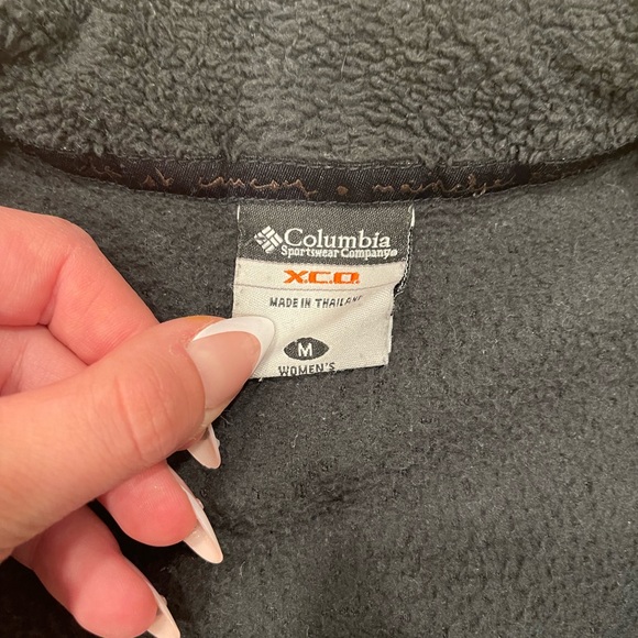 columbia black fleece zip up - Picture 4 of 4